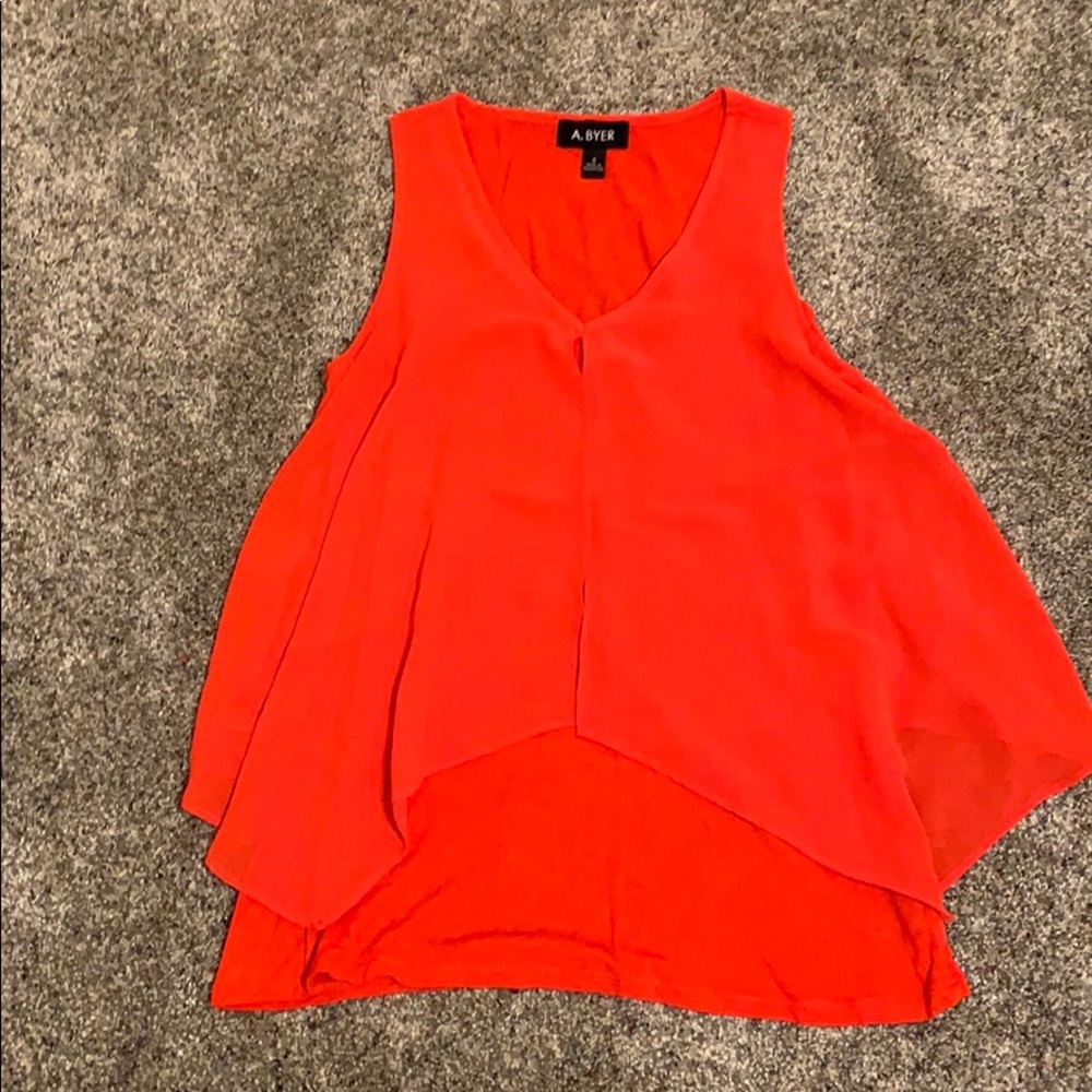 Orange/Red blouse